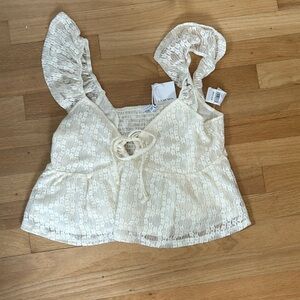 frilly babydoll top